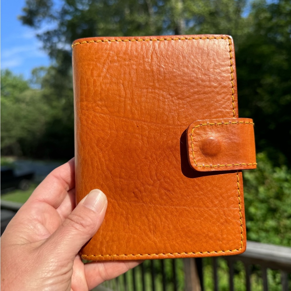 A6 journal cover by Le Right full grain leather
